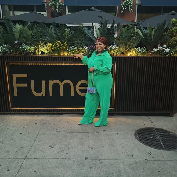 Green Jumpsuit - Picture 3 of 5